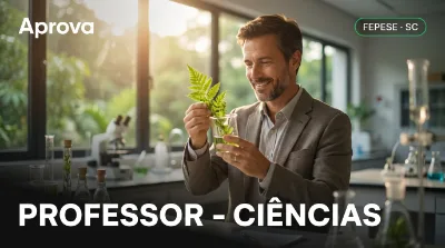 Capa: PROFESSOR - CIÊNCIAS
