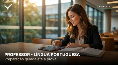 Capa: PROFESSOR - LÍNGUA PORTUGUESA