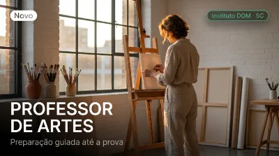 Capa: PROFESSOR DE ARTES