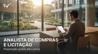 Capa: ANALISTA DE COMPRAS E LICITAÇÃO