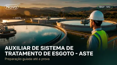 Capa: AUXILIAR DE SISTEMA DE TRATAMENTO DE ESGOTO - ASTE