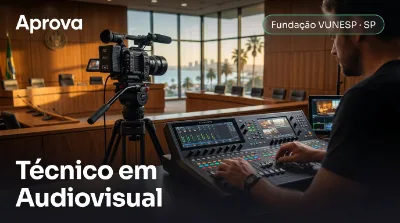 Capa: Técnico em Audiovisual