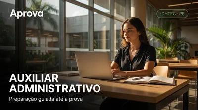 Capa: AUXILIAR ADMINISTRATIVO