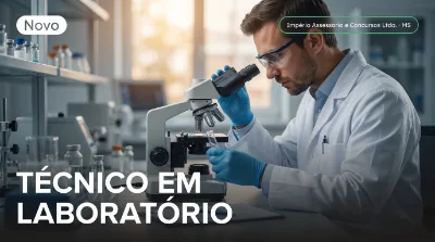 Capa: TÉCNICO EM LABORATÓRIO