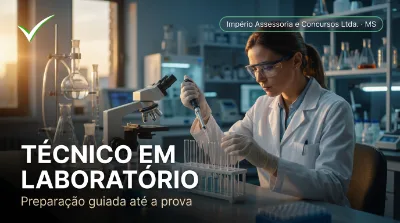 Capa: TÉCNICO EM LABORATÓRIO