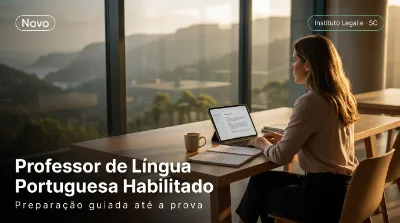 Capa: Professor de Língua Portuguesa Habilitado
