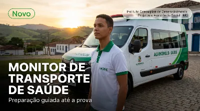 Capa: MONITOR DE TRANSPORTE DE SAÚDE