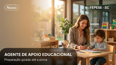 Capa: AGENTE DE APOIO EDUCACIONAL