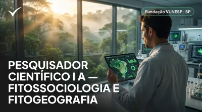 Capa: PESQUISADOR CIENTÍFICO I A — FITOSSOCIOLOGIA E FITOGEOGRAFIA