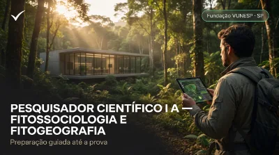 Capa: PESQUISADOR CIENTÍFICO I A — FITOSSOCIOLOGIA E FITOGEOGRAFIA