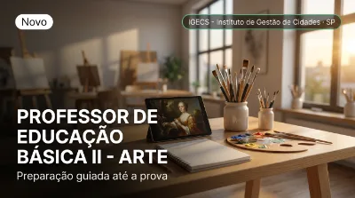 Capa: PROFESSOR DE EDUCAÇÃO BÁSICA II - ARTE