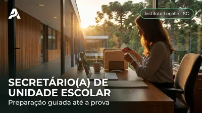 Capa: SECRETÁRIO(A) DE UNIDADE ESCOLAR