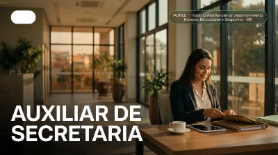 Capa: AUXILIAR DE SECRETARIA