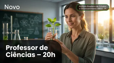 Capa: Professor de Ciências – 20h