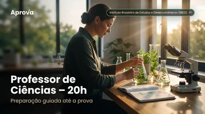 Capa: Professor de Ciências – 20h