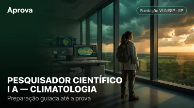 Capa: PESQUISADOR CIENTÍFICO I A — CLIMATOLOGIA
