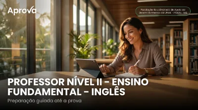 Capa: PROFESSOR NÍVEL II – ENSINO FUNDAMENTAL – INGLÊS