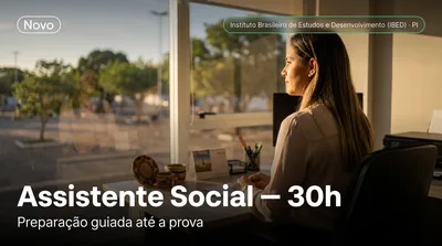 Capa: Assistente Social – 30h