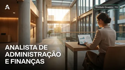 Capa: ANALISTA DE ADMINISTRAÇÃO E FINANÇAS