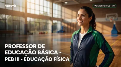 Capa: PROFESSOR DE EDUCAÇÃO BÁSICA - PEB III - EDUCAÇÃO FÍSICA