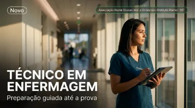 Capa: TÉCNICO EM ENFERMAGEM