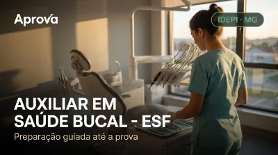 Capa: AUXILIAR EM SAÚDE BUCAL - ESF
