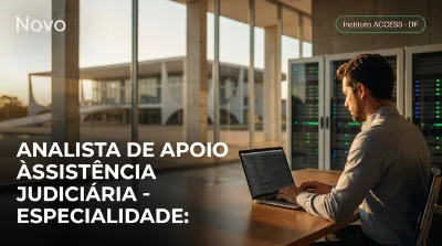 Capa: ANALISTA DE APOIO À ASSISTÊNCIA JUDICIÁRIA - ESPECIALIDADE: INFORMÁTICA - ÁREA DE ATUAÇÃO: REDES