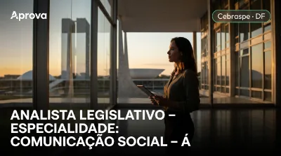 Capa: ANALISTA LEGISLATIVO – ESPECIALIDADE: COMUNICAÇÃO SOCIAL – ÁREA: RELAÇÕES PÚBLICAS