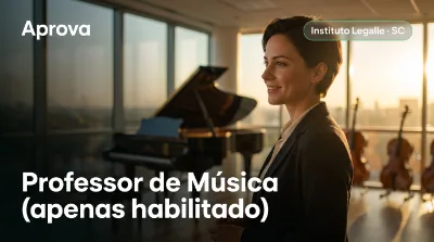 Capa: Professor de Música (apenas habilitado)