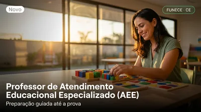 Capa: Professor de Atendimento Educacional Especializado (AEE)