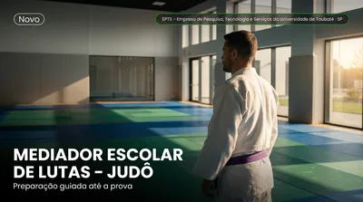 Capa: MEDIADOR ESCOLAR DE LUTAS – JUDÔ