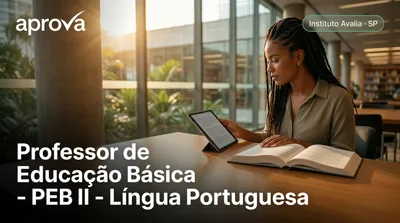 Capa: Professor de Educação Básica - PEB II - Língua Portuguesa