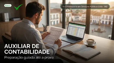 Capa: AUXILIAR DE CONTABILIDADE