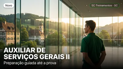 Capa: AUXILIAR DE SERVIÇOS GERAIS II