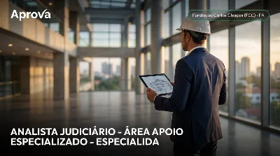 Capa: ANALISTA JUDICIÁRIO - ÁREA APOIO ESPECIALIZADO - ESPECIALIDADE ENGENHARIA CIVIL