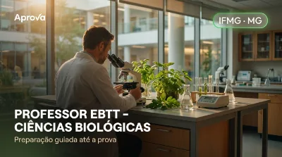Capa: PROFESSOR EBTT - CIÊNCIAS BIOLÓGICAS