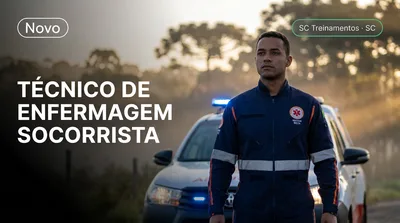 Capa: TÉCNICO DE ENFERMAGEM SOCORRISTA