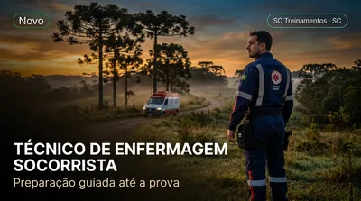 Capa: TÉCNICO DE ENFERMAGEM SOCORRISTA