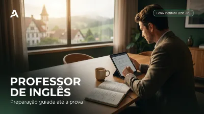 Capa: PROFESSOR DE INGLÊS