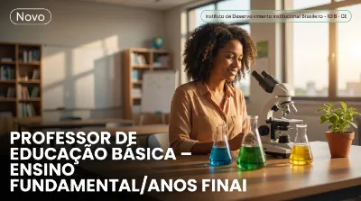 Capa: PROFESSOR DE EDUCAÇÃO BÁSICA – ENSINO FUNDAMENTAL/ANOS FINAIS – CIÊNCIAS