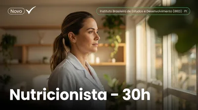Capa: Nutricionista – 30h