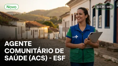 Capa: AGENTE COMUNITÁRIO DE SAÚDE (ACS) - ESF