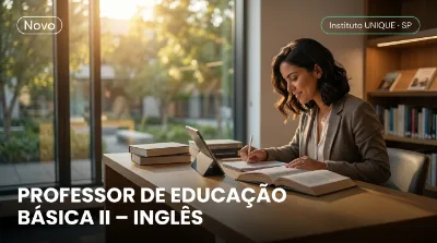 Capa: PROFESSOR DE EDUCAÇÃO BÁSICA II – INGLÊS