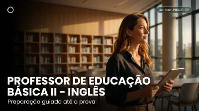 Capa: PROFESSOR DE EDUCAÇÃO BÁSICA II – INGLÊS
