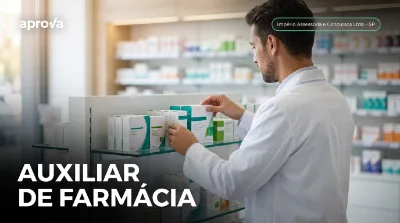 Capa: AUXILIAR DE FARMÁCIA