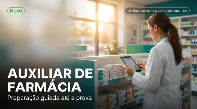 Capa: AUXILIAR DE FARMÁCIA