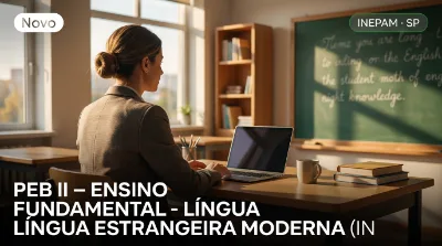 Capa: PEB II – ENSINO FUNDAMENTAL – LÍNGUA ESTRANGEIRA MODERNA (INGLÊS)
