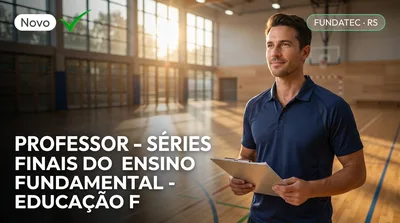 Capa: PROFESSOR - SÉRIES FINAIS DO ENSINO FUNDAMENTAL - EDUCAÇÃO FÍSICA