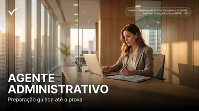 Capa: AGENTE ADMINISTRATIVO