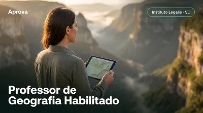 Capa: Professor de Geografia Habilitado